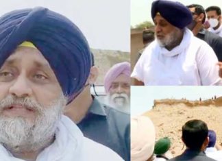 ਸੁਖਬੀਰ ਬਾਦਲ ਨੇ ਅੱਜ ਹਾਜੀਪੁਰ ‘ਚ ਨਾਜਾਇਜ਼ ਮਾਈਨਿੰਗ ‘ਤੇ ਮਾਰੀ ਰੇਡ, 200 ਫੁੱਟ ਡੂੰਘੇ ਟੋਏ ਵਿਖਾਏ