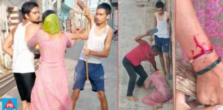 ਔਰਤ ਨੂੰ ਪੁੱਤਾਂ ਅਤੇ ਪਤੀ ਨੇ ਚੱਪਲਾਂ ਅਤੇ ਲਾਠੀਆਂ ਨਾਲ ਬੇਰਹਿਮੀ ਨਾਲ ਕੁੱਟਿਆ