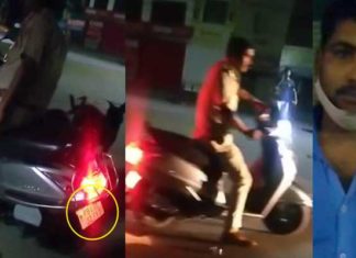 ਅੰਡੇ ਚੋਰੀ ਕਰਨ ਤੋਂ ਬਾਅਦ ਆਈਸਕ੍ਰੀਮ ਲਿਜਾਂਦੇ ਪੁਲਿਸ ਮੁਲਾਜ਼ਮ ਦੀ ਵੀਡੀਓ ਵਾਇਰਲ