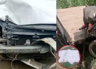 ਤੇਜ਼ ਰਫ਼ਤਾਰ ਕਾਰ ਚਾਲਕ ਨੇ ਰਿਕਸ਼ਾ ਰੇਹੜੀ ਨੂੰ ਮਾਰੀ ਟੱਕਰ, ਦਾਦੇ-ਪੋਤੇ ਦੀ ਮੌਤ, ਇੱਕ ਗੰਭੀਰ ਜ਼ਖਮੀ