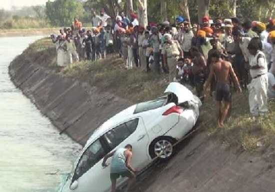 ਛੁੱਟੀ ਆਏ 3 ਫੌਜੀਆਂ ਨਾਲ ਵਾਪਰਿਆ ਦਰਦਨਾਕ ਹਾਦਸਾ , ਭਾਖੜਾ ਨਹਿਰ ‘ਚ ਡਿੱਗੀ ਕਾਰ, 1 ਦੀ ਮੌਤ