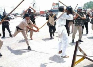 SDM ਨੇ ਕਿਹਾ ਸੀ, ”ਜੇ ਕੋਈ ਕਿਸਾਨ ਨੇੜੇ ਆਉਂਦਾ ਹੈ ਤਾਂ ਉਸ ਦਾ ਸਿਰ ਪਾੜ ਦਿੱਤਾ ਜਾਵੇ”, ਪੁਲਿਸ ਨੇ ਫਿਰ ਚਲਾਈਆਂ ਵਹਿਸ਼ੀਆਨਾ ਢੰਗ ਨਾਲ ਲਾਠੀਆਂ