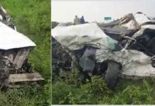 ਅੰਮ੍ਰਿਤਸਰ-ਬਠਿੰਡਾ ਨੈਸ਼ਨਲ ਹਾਈਵੇ ‘ਤੇ ਤੇਜ਼ ਰਫ਼ਤਾਰ 2 ਕਾਰਾਂ ਦੀ ਭਿਆਨਕ ਟੱਕਰ ‘ਚ 5 ਦੀ ਮੌਤ, 2 ਗੰਭੀਰ ਜ਼ਖਮੀ