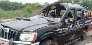 ਟਾਇਰ ਫਟਣ ਨਾਲ ਪਲਟੀ ਸਕਾਰਪੀਓ, ਭਿਆਨਕ ਸੜਕ ਹਾਦਸੇ ‘ਚ 2 ਔਰਤਾਂ ਸਣੇ 3 ਦੀ ਮੌਤ, 6 ਗੰਭੀਰ ਜ਼ਖਮੀ