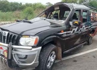 ਟਾਇਰ ਫਟਣ ਨਾਲ ਪਲਟੀ ਸਕਾਰਪੀਓ, ਭਿਆਨਕ ਸੜਕ ਹਾਦਸੇ ‘ਚ 2 ਔਰਤਾਂ ਸਣੇ 3 ਦੀ ਮੌਤ, 6 ਗੰਭੀਰ ਜ਼ਖਮੀ