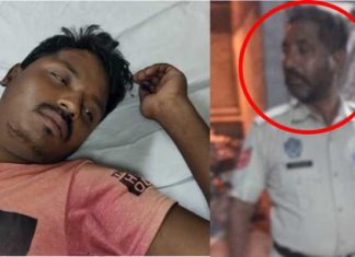 ਪੁਲਿਸ ਕਰਮਚਾਰੀ ਨੇ ਸ਼ਰਾਬ ਦੇ ਨਸ਼ੇ ‘ਚ ਪ੍ਰਵਾਸੀ ਮਜ਼ਦੂਰ ਨੂੰ ਕੁੱਟ-ਕੁੱਟ ਕੀਤਾ ਬੇਹੋਸ਼