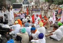 ਕਿਸਾਨਾਂ ਤੇ ਹਰਿਆਣਾ ਸਰਕਾਰ ‘ਚ ਸਿਰੇ ਨਹੀਂ ਲੱਗੀ ਗੱਲਬਾਤ, ਕਿਸਾਨਾਂ ਨੇ ਗੱਡੇ ਪੱਕੇ ਟੈਂਟ