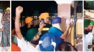 ਸੂਬਾ ਭਾਜਪਾ ਬੁਲਾਰੇ ਦੀ ਕੋਠੀ ਦੇ ਬਾਹਰ ਸ਼ਾਮ 6 ਵਜੇ ਧਰਨਾ, 8 ਵਜੇ ਬਿਜਲੀ ਕੱਟੀ ਤੇ ਦੇਰ ਰਾਤ ਕੰਧਾਂ ‘ਤੇ ਸੁੱਟਿਆ ਗੋਬਰ, ਵੇਖੋ Video