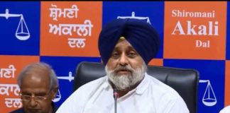ਸੁਖਬੀਰ ਬਾਦਲ ਨੇ ਆਪਣੀ 100 ਦਿਨਾ ਯਾਤਰਾ ਕੀਤੀ ਮੁਲਤਵੀ