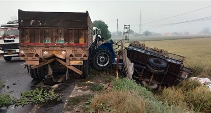 ਫਾਜ਼ਿਲਕਾ : ਸੰਗਤ ਨਾਲ ਭਰੀ ਟਰੈਕਟਰ-ਟਰਾਲੀ ਤੇ ਟਰਾਲੇ ਦੀ ਭਿਆਨਕ ਟੱਕਰ, 11 ਸਾਲਾ ਬੱਚੇ ਦੀ ਮੌਤ, 3 ਦਰਜਨ ਜ਼ਖਮੀ