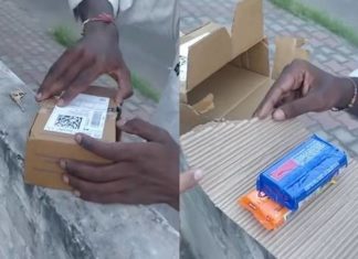 Flipkart ਤੋਂ ਮੰਗਵਾਇਆ iPhone, ਜਦੋਂ ਖੋਲ੍ਹੀ ਪੈਕਿੰਗ ਤਾਂ ਰਹਿ ਗਈਆਂ ਅੱਖਾਂ ਖੁੱਲ੍ਹੀਆਂ, ਵੇਖੋ Video