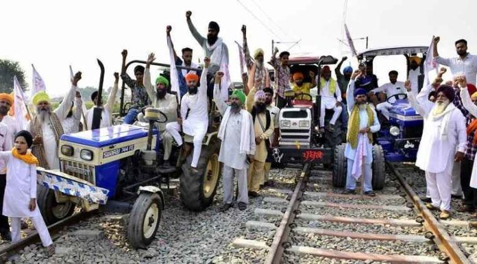 ਪੰਜਾਬ, ਹਰਿਆਣਾ ‘ਚ ਕਿਸਾਨਾਂ ਨੇ ਟ੍ਰੇਨਾਂ ਦੇ ਕੀਤੇ ਚੱਕੇ ਜਾਮ, ਯੂਪੀ ‘ਚ PSC ਦੀਆਂ 160 ਤੇ 9 ਅਰਧ ਸੈਨਿਕ ਕੰਪਨੀਆਂ ਤਾਇਨਾਤ