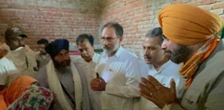 ਸਿੱਧੂ ਸਣੇ ਪੰਜਾਬ ਕਾਂਗਰਸ ਦਾ ਵਫਦ ਪੁੱਜਾ ਲਖੀਮਪੁਰ, ਪੀੜਤ ਪਰਿਵਾਰ ਨਾਲ ਕੀਤੀ ਮੁਲਾਕਾਤ