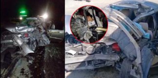 ਜਲੰਧਰ : ਹਾਈਵੇ ‘ਤੇ ਖੜ੍ਹੇ ਟਰੱਕ ‘ਚ ਵੱਜੀ ਕਾਰ, NRI ਬਜ਼ੁਰਗ ਪਤੀ-ਪਤਨੀ ਅਤੇ ਬੱਚੀ ਦੀ ਮੌਤ, 3 ਗੰਭੀਰ ਜ਼ਖਮੀ