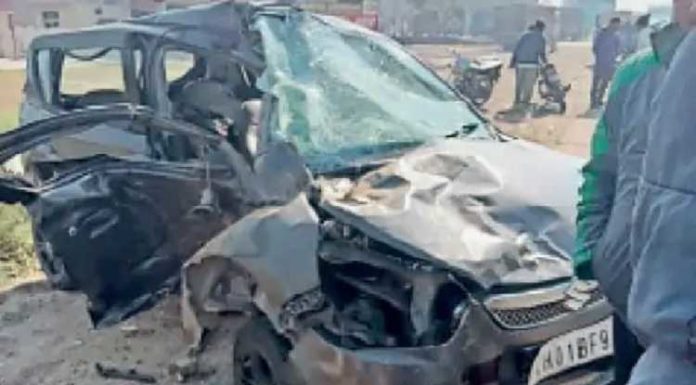 ਜਲੰਧਰ-ਪਠਾਨਕੋਟ ਹਾਈਵੇਅ ‘ਤੇ 2 ਕਾਰਾਂ ਦੀ ਟੱਕਰ, ਲਪੇਟ ‘ਚ ਆਏ ਬਾਈਕ ਸਵਾਰ ‘ਆਪ’ ਆਗੂ ਦੀ ਮੌਤ