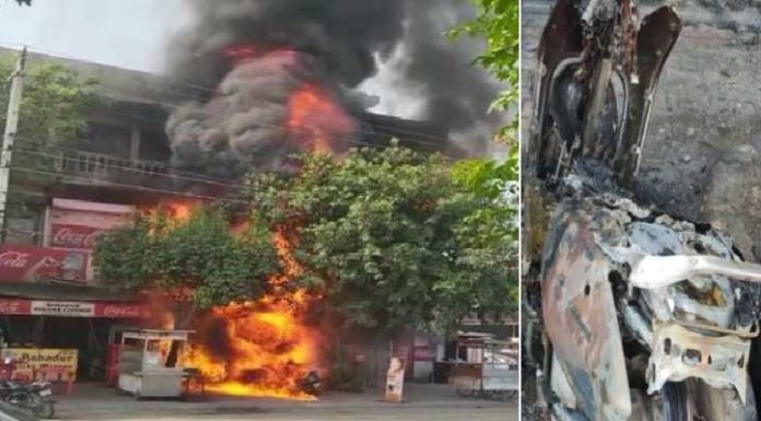 ਅੰਮ੍ਰਿਤਸਰ ਦੇ ਬਸੰਤ ਐਵੀਨਿਊ ‘ਚ ਫਟਿਆ ਸਿਲੰਡਰ, 1 ਜ਼ਖਮੀ, ਸਕੂਟਰ ਸੜ ਕੇ ਸੁਆਹ