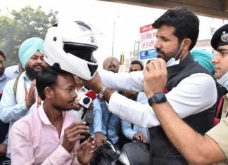 ਪੰਜਾਬ ਦੀਆਂ ਸੜਕਾਂ ਨੂੰ ਦੁਰਘਟਨਾ ਮੁਕਤ ਬਣਾਉਣ ਦੇ ਉਦੇਸ਼ ਨਾਲ ਰਾਜਾ ਵੜਿੰਗ ਵੱਲੋਂ ਬੱਚਿਆਂ ‘ਚ ਟ੍ਰੈਫਿਕ ਜਾਗਰੂਕਤਾ ਫੈਲਾਉਣ ਲਈ ਰਾਜ ਵਿਆਪੀ ਮੁਹਿੰਮ ‘ਨੋ ਚਲਾਨ ਡੇ’ ਦੀ ਸ਼ੁਰੂਆਤ