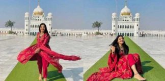 ਪਾਕਿਸਤਾਨੀ ਮਾਡਲ ਨੇ ਗੁਰਦੁਆਰਾ ਸ੍ਰੀ ਕਰਤਾਰਪੁਰ ਸਾਹਿਬ ‘ਚ ‘ਨੰਗੇ ਸਿਰ’ ਔਰਤਾਂ ਦੇ ਕੱਪੜਿਆਂ ਦੀ ਬ੍ਰਾਂਡਿੰਗ ਦੌਰਾਨ ਕਰਵਾਇਆ ਫੋਟੋਸ਼ੂਟ, ਛਿੜਿਆ ਵਿਵਾਦ