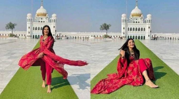 ਪਾਕਿਸਤਾਨੀ ਮਾਡਲ ਨੇ ਗੁਰਦੁਆਰਾ ਸ੍ਰੀ ਕਰਤਾਰਪੁਰ ਸਾਹਿਬ ‘ਚ ‘ਨੰਗੇ ਸਿਰ’ ਔਰਤਾਂ ਦੇ ਕੱਪੜਿਆਂ ਦੀ ਬ੍ਰਾਂਡਿੰਗ ਦੌਰਾਨ ਕਰਵਾਇਆ ਫੋਟੋਸ਼ੂਟ, ਛਿੜਿਆ ਵਿਵਾਦ
