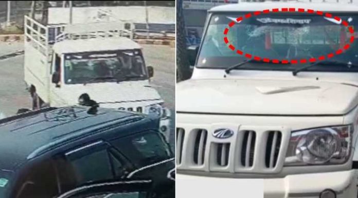 ਅਕਾਲੀ ਲੀਡਰ ਦੇ ਡਰਾਈਵਰ ਦੀ ਗੁੰਡਾਗਰਦੀ, ਆਪਣੀ ਹੀ ਗਲਤੀ ਨਾਲ ਕਾਰ ਨੂੰ ਟੱਕਰ ਵੱਜੀ ਤਾਂ ਭੰਨ੍ਹ ਦਿੱਤੀ ਬਲੈਰੋ ਪਿਕਅਪ, Video