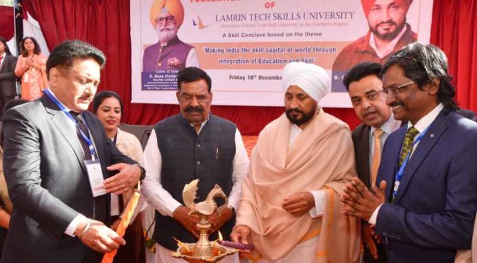 ਮੁੱਖ ਮੰਤਰੀ ਨੇ ਰੈਲਮਾਜਰਾ ਵਿਖੇ ਲੈਮਰੀਨ ਟੈਕ ਸਕਿੱਲ ਯੂਨੀਵਰਸਿਟੀ ਦਾ ਰੱਖਿਆ ਨੀਂਹ ਪੱਥਰ