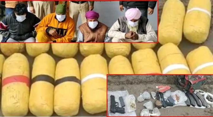 ਪਾਕਿਸਤਾਨ ਤੋਂ ਆਈ 47 ਕਿੱਲੋ ਹੈਰੋਇਨ ਦਾ ਮਾਮਲਾ, ਗੁਰਦਾਸਪੁਰ ਦੇ ਤਿੰਨ ਅਤੇ ਅੰਮ੍ਰਿਤਸਰ ਦਾ ਇੱਕ ਸਮੱਗਲਰ ਗ੍ਰਿਫਤਾਰ