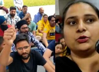 ਹੁਸ਼ਿਆਰਪੁਰ ‘ਚ ਦੁਆਬਾ ਸਕੂਲ ਵੱਲੋਂ ਕੀਤੀ ਜਾ ਰਹੀ ਲੁੱਟ ਖ਼ਿਲਾਫ਼ ਮਾਪਿਆਂ ਦਾ ਫੁੱਟਿਆ ਗੁੱਸਾ