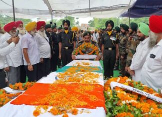 ਆਪਣੇ ਜਨਮਦਿਨ ਵਾਲੇ ਦਿਨ ਚੀਨ ਦੇ ਬਾਰਡਰ ‘ਤੇ ਸ਼ਹੀਦ ਹੋਏ ਕੁਲਦੀਪ ਸਿੰਘ ਦਾ ਹੋਇਆ ਅੰਤਿਮ ਸਸਕਾਰ