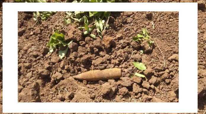 ਪਿੰਡ ਬਾਧਾ ਦੇ ਖੇਤਾਂ ‘ਚੋਂ ਪੁਰਾਣਾ ਬੰਬ ਮਿਲਣ ਨਾਲ ਇਲਾਕੇ ‘ਚ ਫੈਲੀ ਸਨਸਨੀ