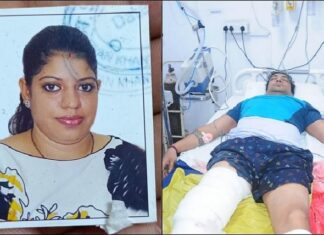 Gaziabad : ਬੈਂਕ ਮੈਨੇਜਰ ਘਰ ਵਾਲੀ ਨੂੰ ਕਿਸੇ ਹੋਰ ਨੌਜਵਾਨ ਨਾਲ ਕਾਰ ‘ਚ ਦੇਖਿਆ, ਚਾਕੂ ਮਾਰ-ਮਾਰ ਬੇਰਹਿਮੀ ਨਾਲ ਕੀਤਾ ਕਤਲ, ਫਿਰ ਆਪ ਵੀ ਛੱਤ ਤੋਂ ਛਾਲ ਮਾਰੀ