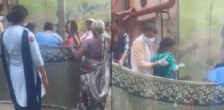 ਕੇਜਰੀਵਾਲ ਦਿੱਲੀ ਦੇ ਸਿਹਤ ਮਾਡਲ ਦੇ ਗਾ ਰਹੇ ਸੋਹਲੇ, ਉਧਰ ਸਫਦਰਗੰਜ ਹਸਪਤਾਲ ਦੇ ਬਾਹਰ ਮਹਿਲਾ ਨੇ ਸਾੜ੍ਹੀ ਓਹਲੇ ਬੱਚਾ ਜੰਮਿਆ