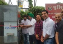 एनजीओ वारियर्स ग्रुप ने जालंधर हाइट्स-I के बाहर 66 फीट सड़क पर वाटर कूलर लगाया