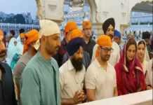 ਸ੍ਰੀ ਦਰਬਾਰ ਸਾਹਿਬ ਨਤਮਸਤਕ ਹੋਏ ਬਾਲੀਵੁੱਡ ਅਦਾਕਾਰ ਅਮੀਰ ਖਾਨ, ਕੱਲ੍ਹ ਹੋਣ ਜਾ ਰਹੀ ਲਾਲ ਸਿੰਘ ਚੱਢਾ ਰਿਲੀਜ਼
