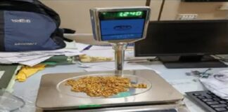 ਅੰਮ੍ਰਿਤਸਰ ਹਵਾਈ ਅੱਡੇ ’ਤੇ ਸੋਨੇ ਦੀ ਤਸਕਰੀ, ਦੁਬਈ ਤੋਂ ਆਏ ਯਾਤਰੀ ਦੇ ਅੰਡਰਵੀਅਰ ‘ਚੋਂ 65 ਲੱਖ ਦਾ ਸੋਨਾ ਬਰਾਮਦ