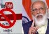 ਮੋਦੀ ਸਰਕਾਰ ਦਾ ਵੱਡਾ ਐਕਸ਼ਨ, ਗਲਤ ਜਾਣਕਾਰੀ ਫੈਲਾਉਣ ਲਈ 8 Youtube ਚੈਨਲਾਂ ਨੂੰ ਕੀਤਾ ਬਲਾਕ