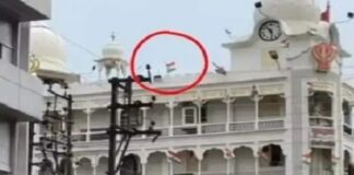 ਇੰਦੌਰ ‘ਚ ਗੁਰਦੁਆਰਾ ਇਮਲੀ ਸਾਹਿਬ ‘ਤੇ ਕੇਸਰੀ ਝੰਡੇ ਦੀ ਥਾਂ ਝੂਲਿਆ ਤਿਰੰਗਾ