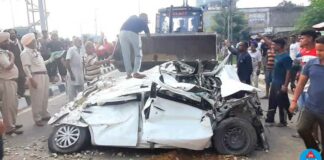 ਨਵਾਂਸ਼ਹਿਰ : ਦੋ ਕਾਰਾਂ ‘ਤੇ ਟਰਾਲਾ ਪਲਟਿਆ, ਤਿੰਨ ਦੀ ਮੌਕੇ ‘ਤੇ ਮੌਤ, ਤਿੰਨ ਗੰਭੀਰ ਜਖ਼ਮੀ