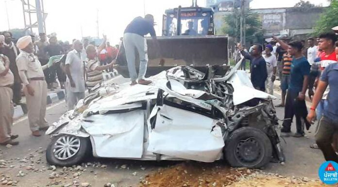 ਨਵਾਂਸ਼ਹਿਰ : ਦੋ ਕਾਰਾਂ ‘ਤੇ ਟਰਾਲਾ ਪਲਟਿਆ, ਤਿੰਨ ਦੀ ਮੌਕੇ ‘ਤੇ ਮੌਤ, ਤਿੰਨ ਗੰਭੀਰ ਜਖ਼ਮੀ