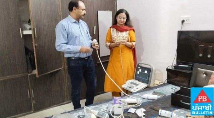 ਲੁਧਿਆਣਾ : ਨਾਜਾਇਜ਼ ਚੱਲ ਰਹੇ ਸਕੈਨਿੰਗ ਸੈਂਟਰ ‘ਤੇ ਛਾਪੇਮਾਰੀ, ਅਲਟਰਾਸਾਊਂਡ ਮਸ਼ੀਨ ਕੀਤੀ ਜ਼ਬਤ, ਕੀਤਾ ਜਾ ਰਿਹਾ ਸੀ ਲਿੰਗ ਨਿਰਧਾਰਤ ਟੈਸਟ