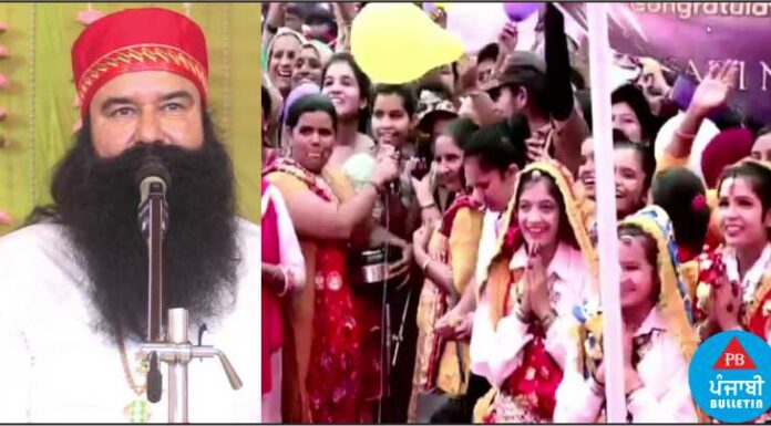 ਬਲਾਤਕਾਰ ਦਾ ਦੋਸ਼ੀ ਬਾਬਾ ਰਾਮ ਰਹੀਮ ਪੈਰੋਲ ਦੌਰਾਨ ਕਰ ਰਿਹਾ ਸਤਸੰਗ, ਬੀਬੀਆਂ ਨੂੰ ਦੇ ਰਿਹਾ ਮੁੰਡਾ ਹੋਣ ਦਾ ਅਸ਼ੀਰਵਾਦ