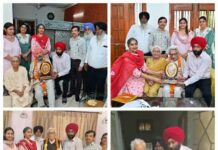 ਪੀ.ਐਸ.ਪੀ.ਸੀ.ਐਲ ਵੱਲੋਂ ਸਭ ਤੋਂ ਸੀਨੀਅਰ ਪੈਨਸ਼ਨਰ ਸਨਮਾਨਤ