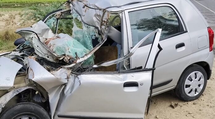 ਆਮ ਆਦਮੀ ਪਾਰਟੀ ਦੇ ਯੂਥ ਆਗੂ ਦੀ ਸੜਕ ਹਾਦਸੇ ਮੌਤ, ਇਲਾਕੇ ਵਿਚ ਫੈਲੀ ਸੋਗ ਦੀ ਲਹਿਰ