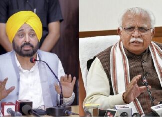 ਭਗਵੰਤ ਮਾਨ ਅਤੇ ਮਨੋਹਰ ਲਾਲ ਖੱਟਰ ਐੱਸ.ਵਾਈ.ਐੱਲ. ਦੇ ਹੱਲ ਲਈ ਇਸ ਤਰੀਕ ਨੂੰ ਕਰਨਗੇ ਮੀਟਿੰਗ