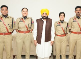 ਆਈ.ਪੀ.ਐਸ. ਪ੍ਰੋਬੇਸ਼ਨਰੀ ਅਫ਼ਸਰਾਂ ਨੇ ਮੁੱਖ ਮੰਤਰੀ ਭਗਵੰਤ ਮਾਨ ਨਾਲ ਕੀਤੀ ਮੁਲਾਕਾਤ