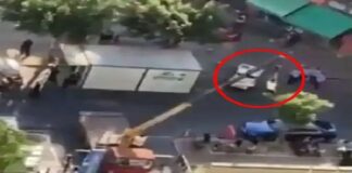 ਕੋਰੋਨਾ ਦਾ ਕਹਿਰ : ਚੀਨ ‘ਚ ਇਸ ਤਰ੍ਹਾਂ ਹੋ ਰਹੀ ਸੋਸ਼ਲ ਡਿਸਟੈਂਸਿੰਗ ਦੀ ਪਾਲਣਾ! ਕੋਰੋਨਾ ਪਾਜ਼ੀਟਿਵ ਮਰੀਜ਼ ਨੂੰ ਲੈਣ ਪਹੁੰਚੀ ਕ੍ਰੇਨ