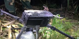 ਬੀ.ਐਸ.ਐਫ. ਨੇ ਸਰਹੱਦ ‘ਤੇ 4 ਦਿਨਾਂ ‘ਚ ਡੇਗਿਆ ਤੀਜਾ ਪਾਕਿ ਡਰੋਨ, 2.5 ਕਿਲੋ ਹੈਰੋਇਨ ਬਰਾਮਦ