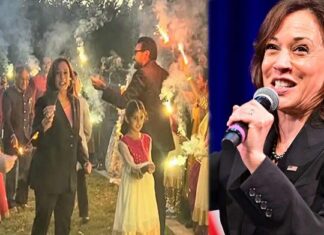 ਅਮਰੀਕੀ ਉਪ ਰਾਸ਼ਟਰਪਤੀ ਕਮਲਾ ਹੈਰਿਸ ਨੇ ਭਾਰਤੀ-ਅਮਰੀਕੀਆਂ ਨਾਲ ਮਨਾਈ ਦੀਵਾਲੀ