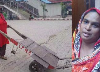 ਪਤੀ ਦੇ ਇਲਾਜ ਅਤੇ ਬੱਚੇ ਦੀ ਪੜ੍ਹਾਈ ਲਈ ਔਰਤ ਕਰ ਰਹੀ ਕੁਲੀ ਦਾ ਕੰਮ, ਹੱਥ ਫੈਲਾਉਣ ਨਾਲੋਂ ਮਿਹਨਤ ਅਤੇ ਹੱਕ ਦੀ ਕਮਾਈ ਖਾਣਾ ਪਸੰਦ