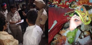 ਡੀ. ਜੇ. ਬੰਦ ਕਰਾਉਣ ਨੂੰ ਲੈ ਕੇ ਭਿੜੀਆਂ ਦੋ ਧਿਰਾਂ, ਸਮਾਗਮ ‘ਚ ਪਈਆਂ ਧਾਰਮਿਕ ਮੂਰਤੀਆਂ ਦੀ ਕੀਤੀ ਤੋੜ-ਭੰਨ