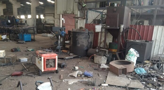 ਅਥਰਵ ਮੈਟਲ ਫੈਕਟਰੀ ਦੀ ਧਮਾਕੇ ਕਾਰਨ ਡਿੱਗੀ ਛੱਤ, 4 ਤੋਂ 5 ਮਜ਼ਦੂਰ ਗੰਭੀਰ ਜ਼ਖਮੀ